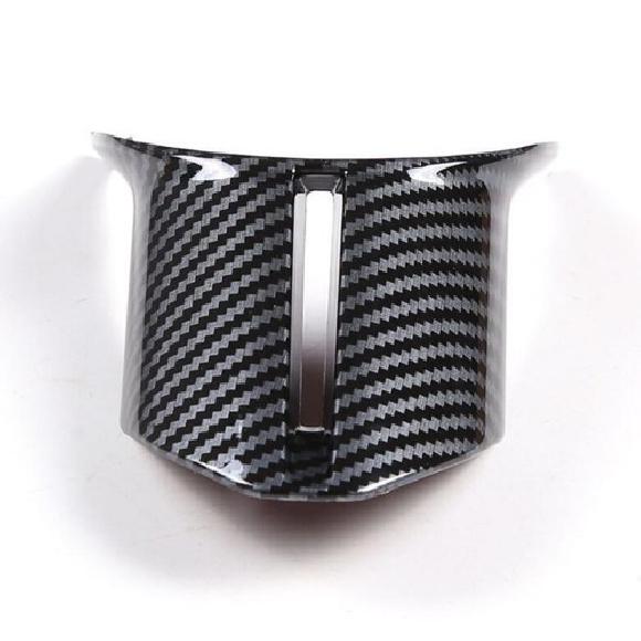 For Benz EQE EQS - ABS Carbon Fiber Steering Wheel Sheet Cover Trim 1PCS