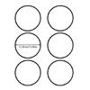 2/6Pcs Pool Pump Strainer Rubber O-Rings Replacement for CL200/CL220 CLX200K Pool