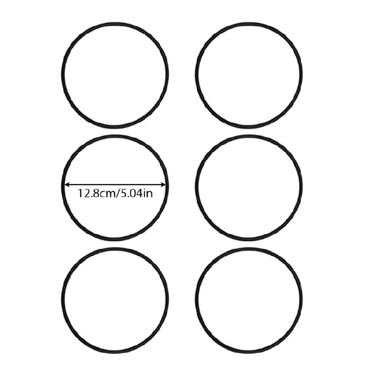 2/6Pcs Pool Pump Strainer Rubber O-Rings Replacement for CL200/CL220 CLX200K Pool