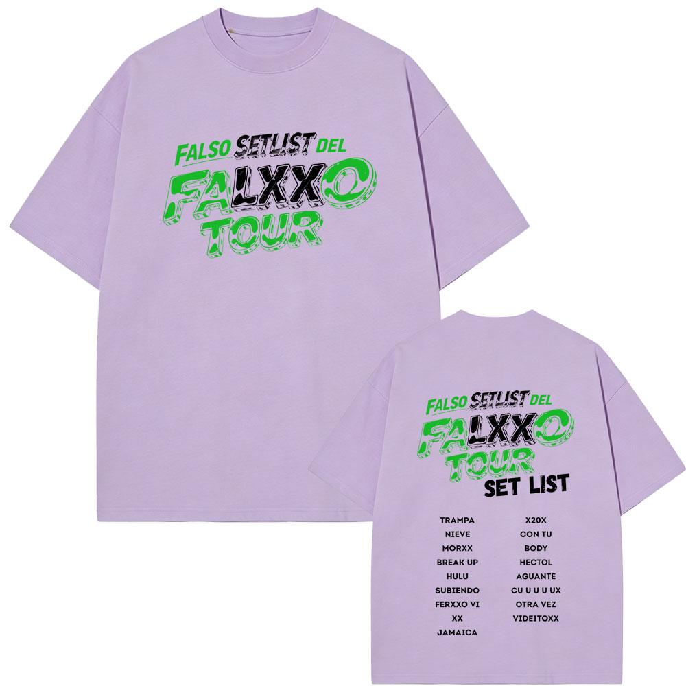 Hot Sale New Feid Ferxxo Tour 2026 T Shirt Unisex Women Fashion Pop Music Tshirt Oversized Short Sleeve Hip Hop Ocollar Tshirts