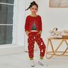 Children's Fashion Suit Skirt Round Neck Long Sleeve Top Pants