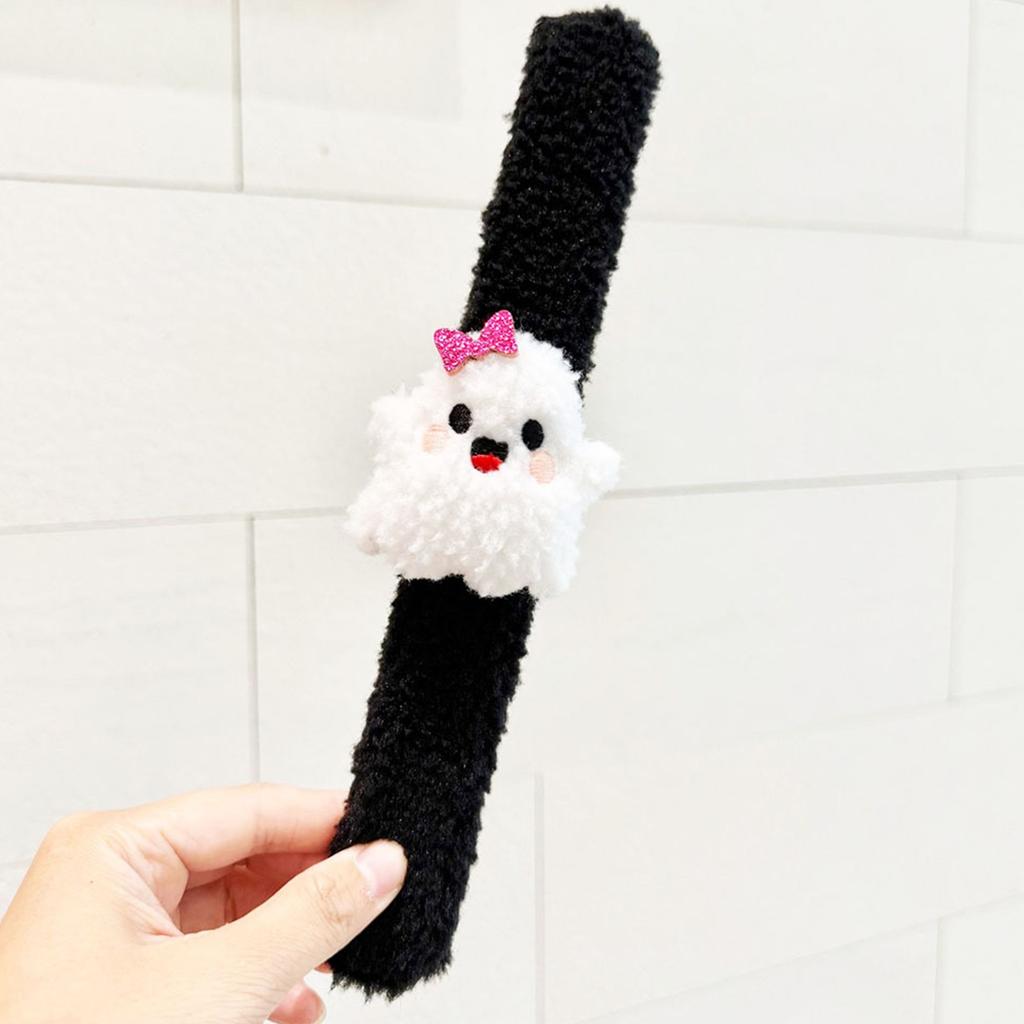 Halloween PaPa Circle Plush Doll Bracelet,Holiday Party Dress Up Clapping Circle Toy