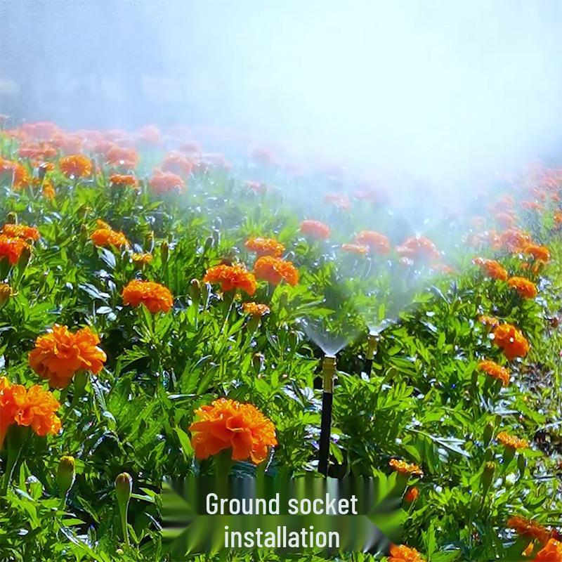 Adjustable 40cm Automatic Micro-Mist Sprinkler for Cooling & Disinfection