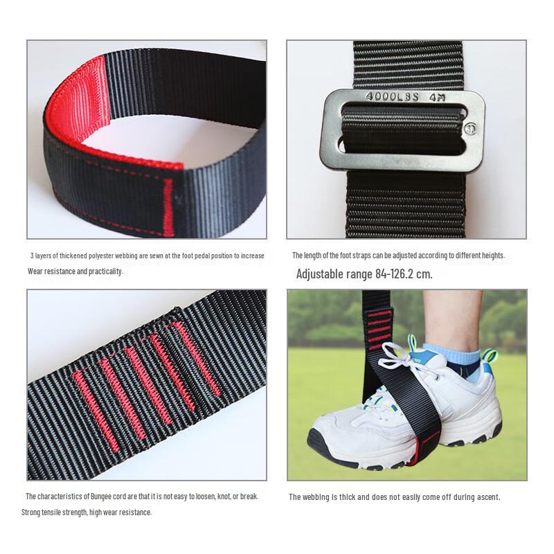 TANERDD Adjustable Climbing Foot Ascender Strap