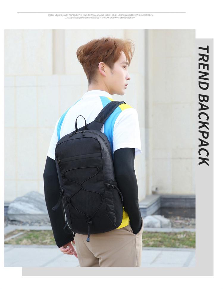 Lightweight Waterproof Folding Backpack for Outdoor Activities - Double Shoulder, Large Capacity