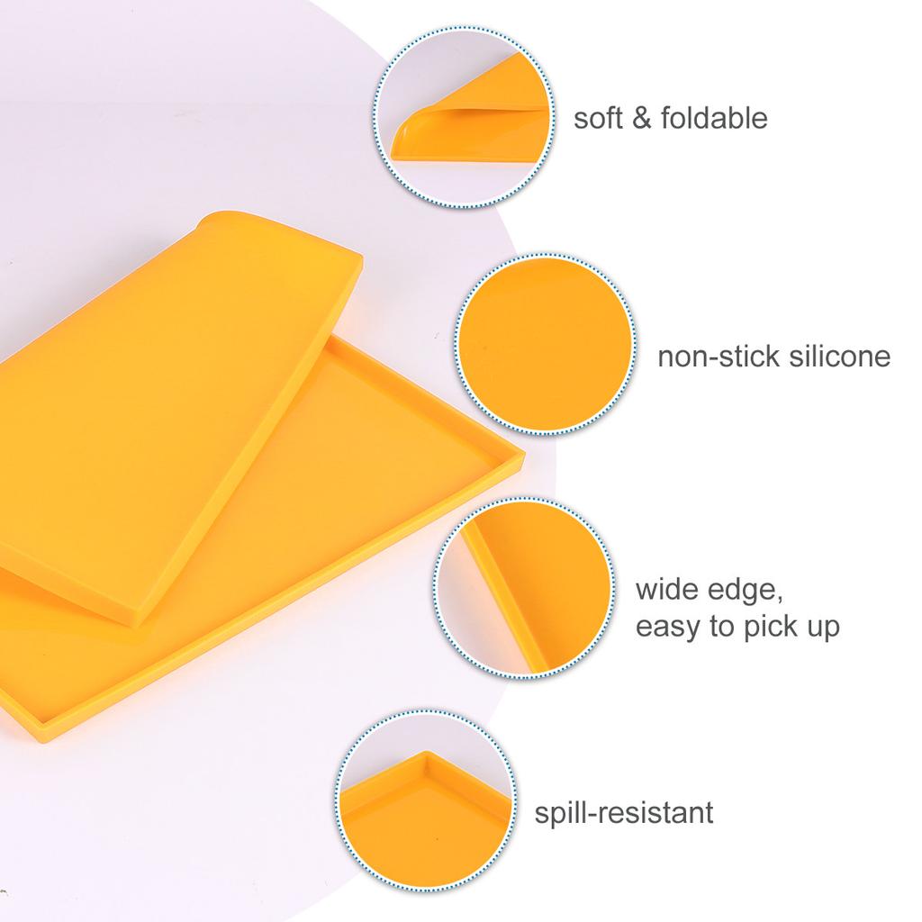 Cake Roll Bake Mold Brown Double-Sided Food Grade Silicone Flexible Non-Stick Reusable Cake Rolling Mold Essential for Home