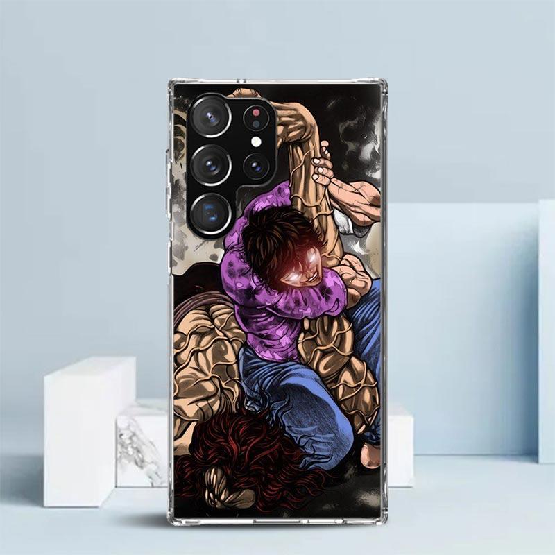 

Baki the Grappler Original Anime Phone Case For Samsung Galaxy S24 S25 Edge S26 Ultra S22 S23 Plus S21 + S20 FE Soft TPU Back Co Samsung S25 Ultra