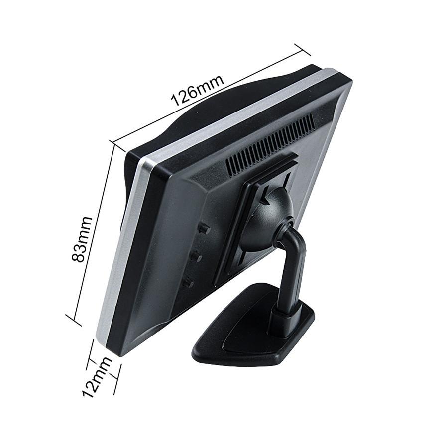 5 Inch Car Monitor TFT LCD HD Digital +8LED HD Dynamic Trajectory Car Rearview Camera Reverse Parking Waterproof