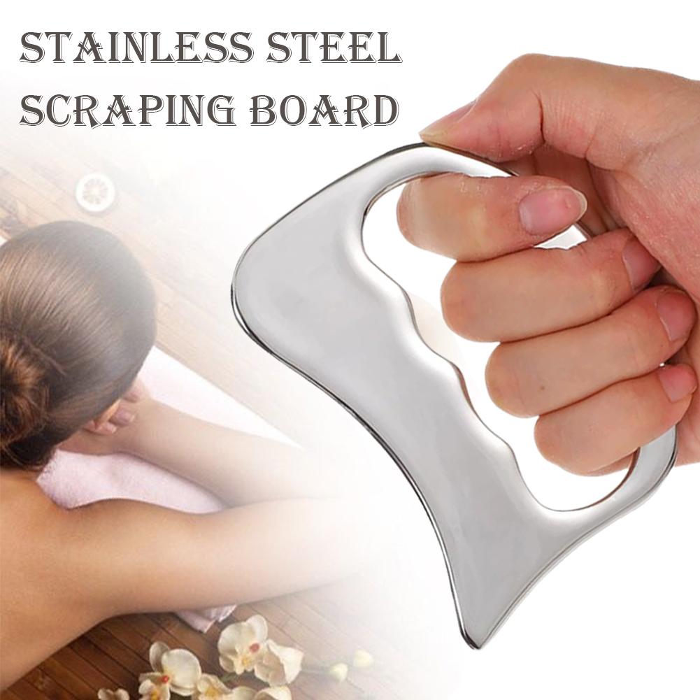 Stainless Steel Gua Sha Muscle Scraper Tool for Face Body Physical Therapy, Lymphatic Drainage Massager Soft Tissue Massage Tool
