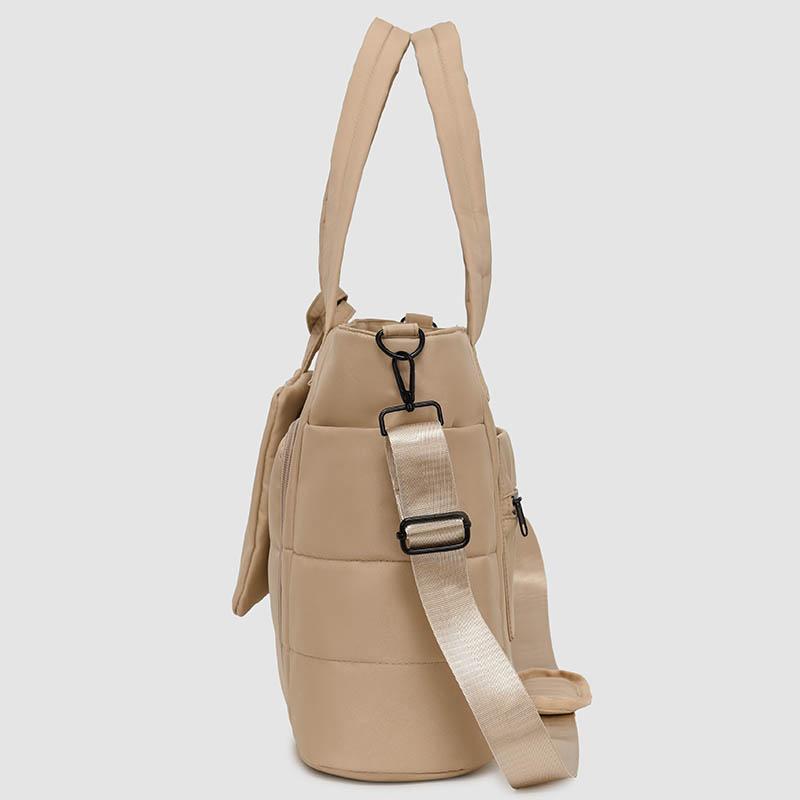 Neue Tragetasche mit großem Fassungsvermögen, vielseitige Handtasche für Damen, Pendeltasche, Umhängetasche, mehrere Fächer, Wickeltasche