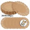 Einweg-Pad Kraftpapier Tischmatte Backpapier Dessert-Backmatte Weihnachtsdekoration
