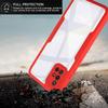 360° Full Body Cover Phone Case For Samsung Galaxy M02 M06 M12 M32 M33 M52 M53 F06 Clear Hybrid Hard Cover Silicone Soft Shell