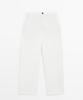 Masimodutti Cotton Linen Poplin Barrel Fit Pants