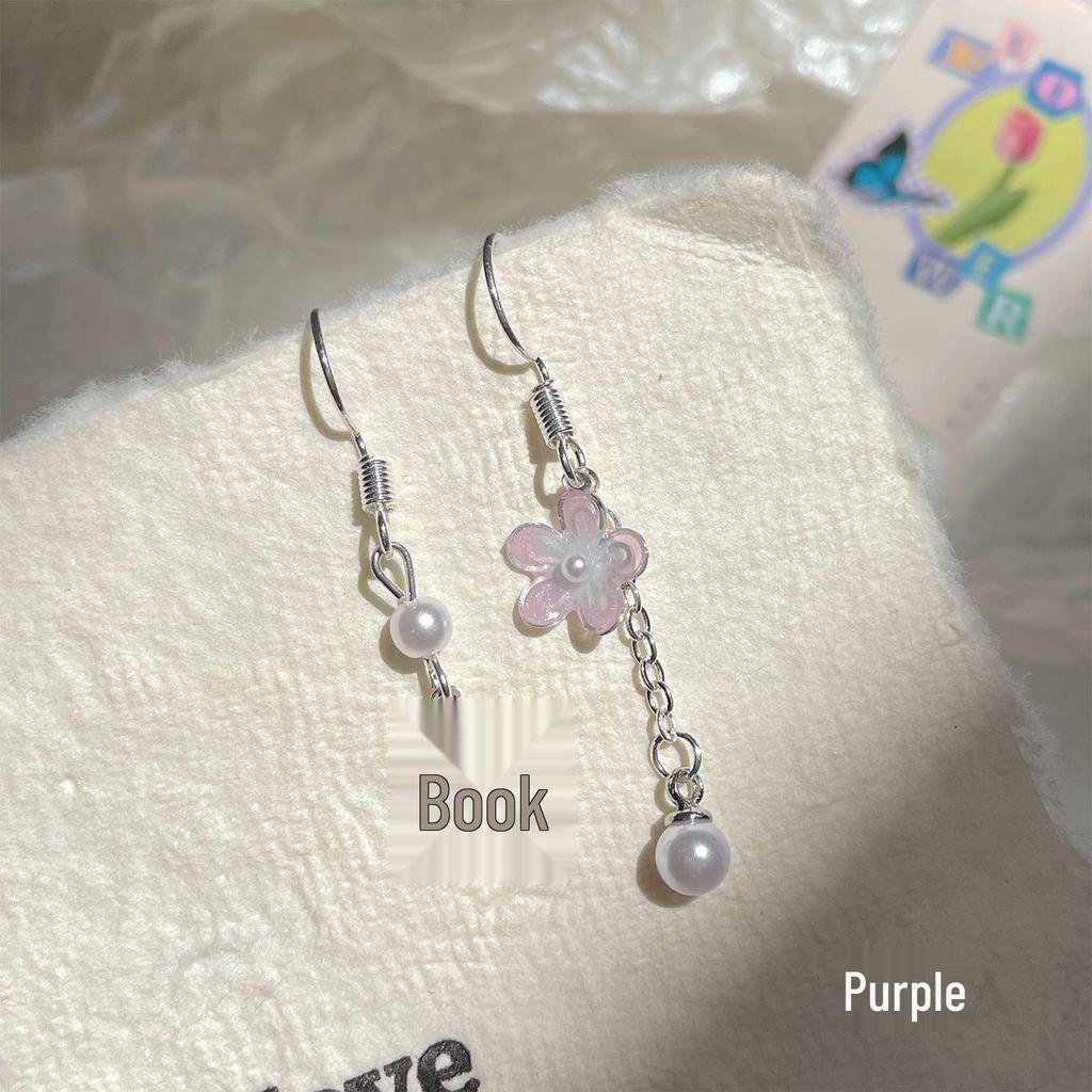 Spring/Summer Women's Fairy Tassel Gradient Flower Earrings - Colorful & Exquisite Design