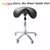 Pet Grooming Chair 360° Rotating Ergonomic Chair Adjustable Height Pet Groomer's Professionals Roller Skating Chairs