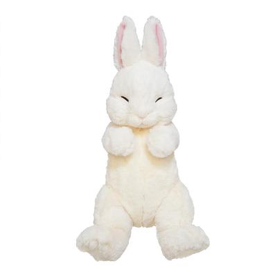 SunLemon Sleeping Lap Rabbit, White, 17 X 14 X 36 Cm, Plush Animal, Cute Rabbit, White, P-9542