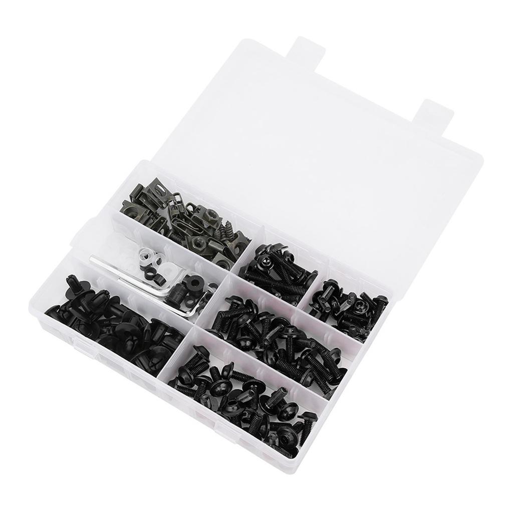 198PcsCelsiusSet Windscreen Fairing Screws M5 M6 s Kit Motorcycle Accessory