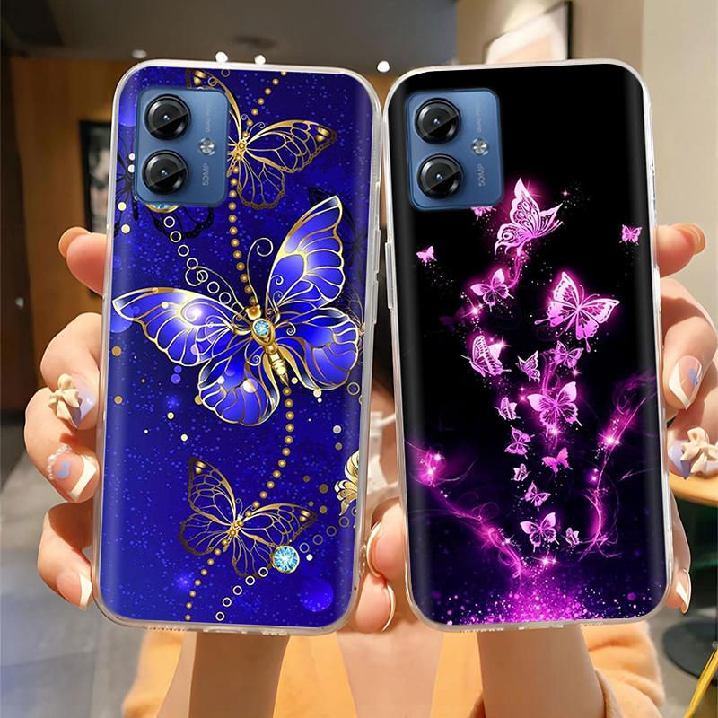 For Motorola Moto G14 4G Case Phone Cover High Quality Clear Silicone Funda For Moto G14 4G Full Protection Back Covers Coque