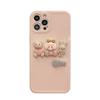 3d Cute Cartoon Bear Rabbit Korea Phone Case For Iphone 13 12 11 Pro Max Mini X Xs Max Xr 7 8 Plus Cases Soft Silicone Cover