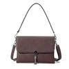 Large Capacity PU Leather Crossbody Bag for Commuting
