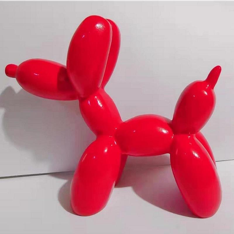 Mat Balloon Dog Nordic Figurine Animals Statue Sculpture Cake Art Electroplating Small Antiskid Decorations Living Dessert Party