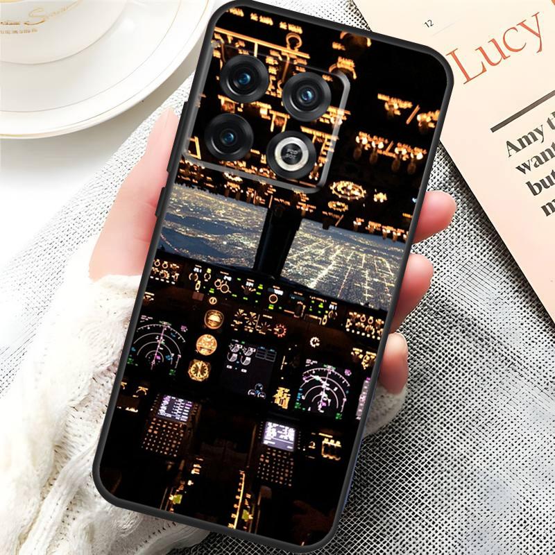 Flight Instruments Cockpit Cover For OnePlus 15 13 13R 13T 12 12R 10T 11 10 Pro OnePlus Nord 5 CE 3 4 Lite N20 N30 Case
