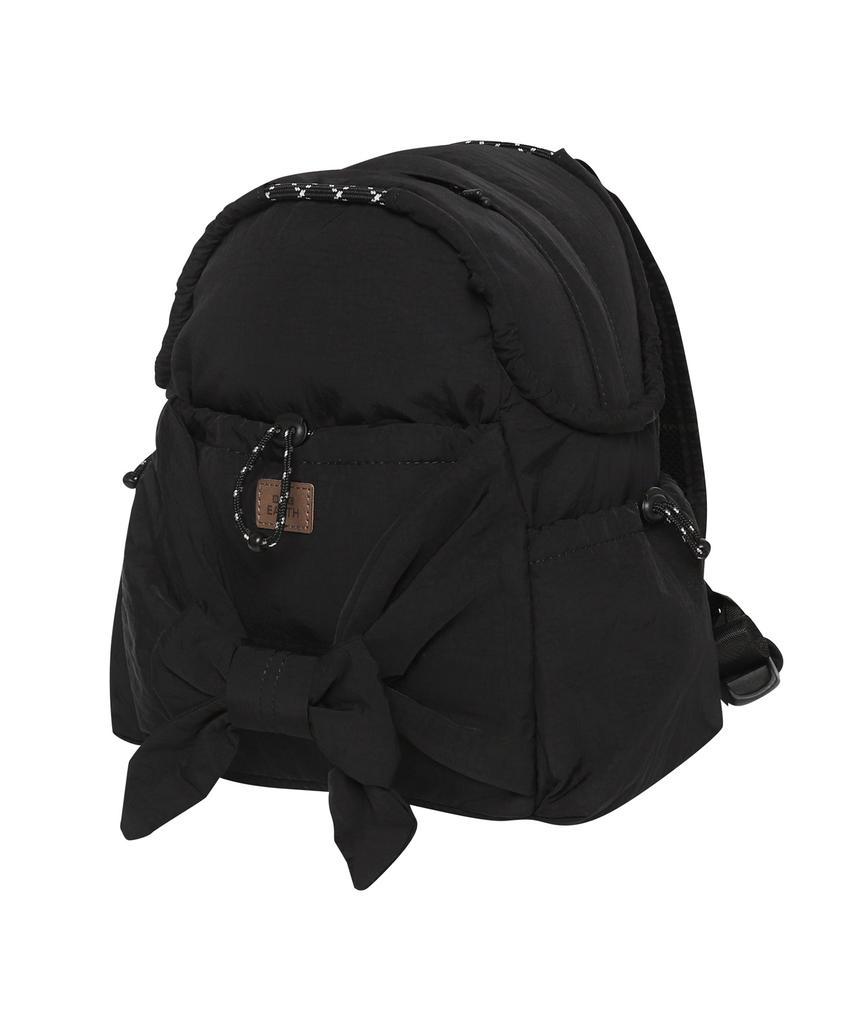 Bibissieoseu Rough Ribbon Mini Backpack_Black