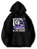 Writing Lab Reports Is My Cardio Hoodie - Funny Science Sweatshirt with Microscope & Beaker Print Chemistry Biology Lab Gift for N