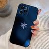 Beautiful Snowflak Phone Case For iPhone 17, 16,15,14,13,12,11 Plus,Pro Max, Others Soft Black Cover