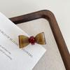 Girly Heart High-End Acetate Bow Hair Clips