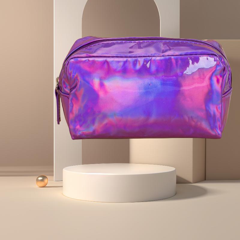 Capacity Large Waterproof Pu Makeup Bag Portable Travel Colorful Pouch Wash