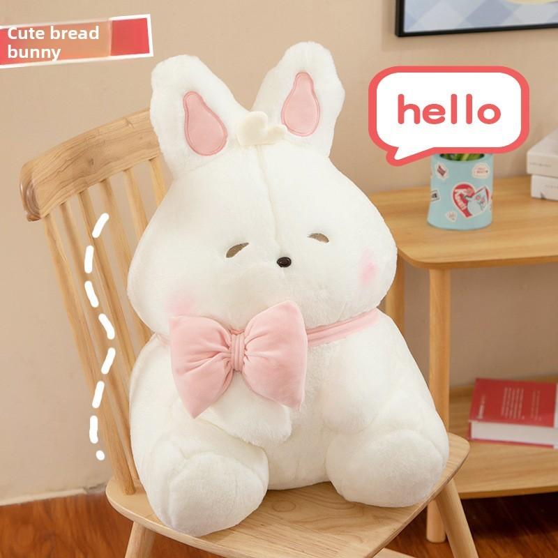 Plush Rabbit Toy With Pp Cotton Filling For Kids Playroom And Bed Decor