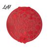 Holiday Dining Table Decor Round Christmas Placemat 15 Inch Waterproof Place Mat Heat Theme Resistant PVC Mat for Party Festive Setting Accessories