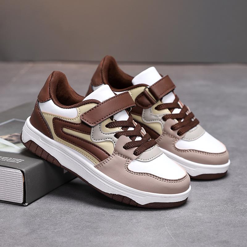 Fashion Girls Shoes 2025 Spring New Kids Sports Shoes Soft Soled Boys Shoe Anti Slip Girls' Casual Shoes Simple Child Flat Shoe