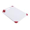 Nonslip Poly Cutting Board with Knife Sharpener Reversible Durable Food Prep Dishwasher Safe Kitchen Tool
