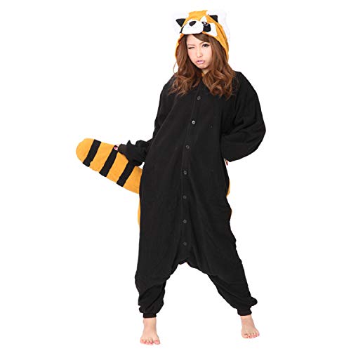 2529 Adult Fleece Animal Kigurumi [Red Panda]