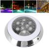 Wall Mounted Pool Light Waterproof 6000K White Light Embedded LED Underwater Swimming Pool Lamp for Pond Fountain 24V