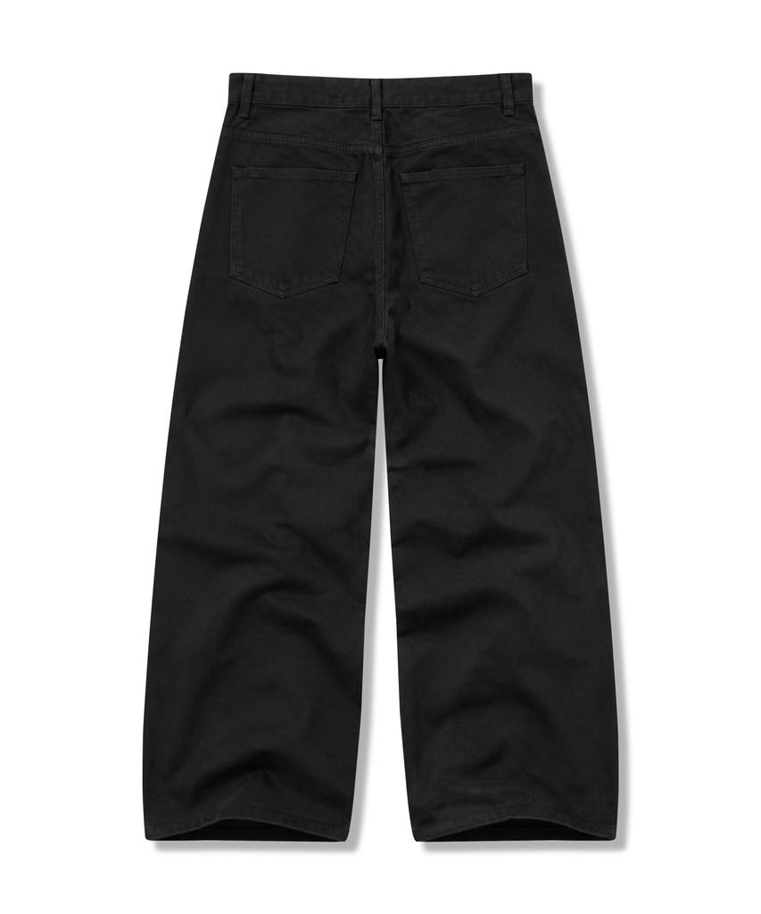 ORIGINALDAY All Day Canvas Cotton Wide Pants_Black