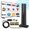TV Antenna Indoor for  All Smart TVs for Long Range and HD Digital with Amplifier Signal for Local Channels Supports 4K 1080P