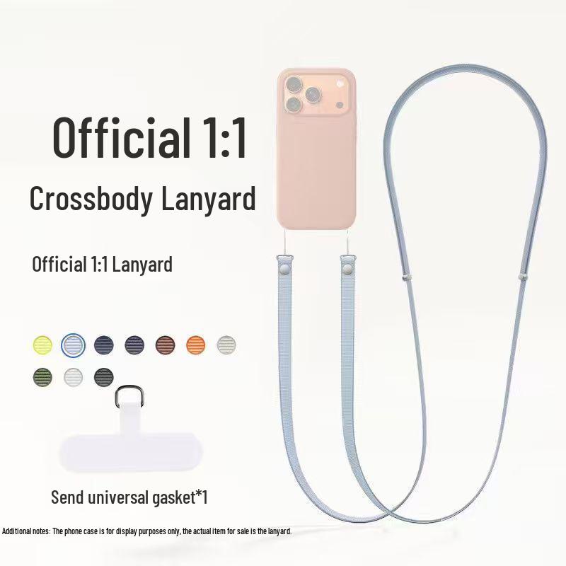 Magnetic Crossbody Lanyard for iPhone 17 - Official Apple Style Shoulder Strap
