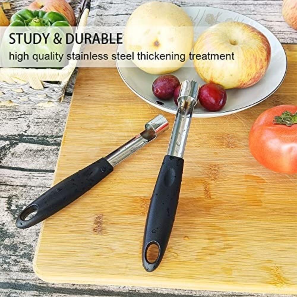 2pcs Plastic Handle Fruit Corer Labor-saving Fruit Cutter Practical Core Remover Tool  Cooking