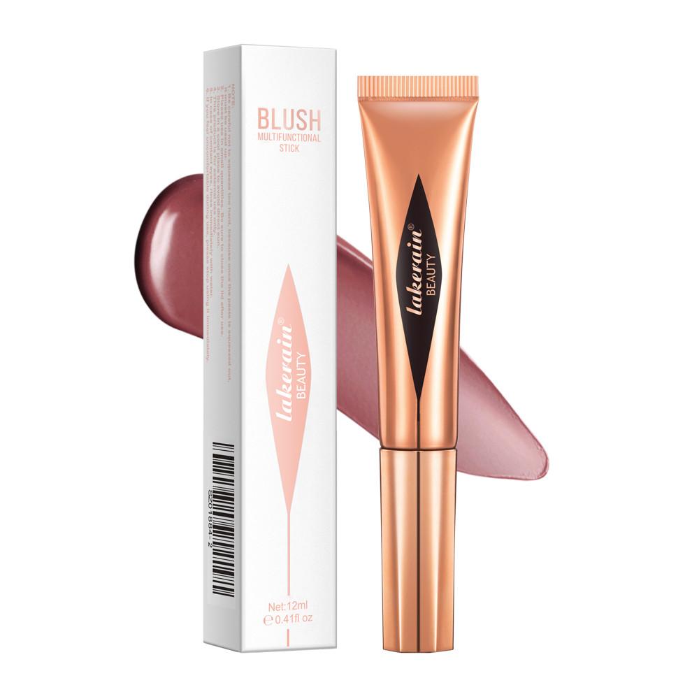 12ml Liquid Blush Beauty Wand  Liquid Blush For Cheeks  Natural Smooth Creamy Highlight Liquid Blush Stick With Soft Cushion Applicator One Size