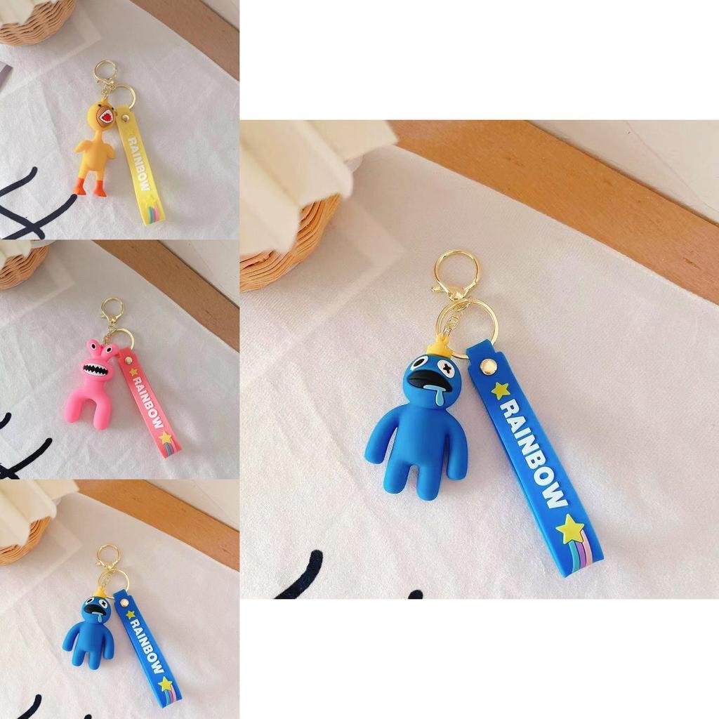 Roblox Rainbow Friends Silicone Keychain – Bag Pendant Kids Xmas Gift