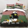 Cartoon Bedding Set C-Calvin&Hobbes 3D Printed Duvet Cover Set Soft Single Twin Double Queen King Size for Kids Child Gift Comic