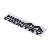 ABS High Country Logo Car Emblem 12.01*2.95in Black Car Bumper Sticker Badge Letter Style Self-adhesive sticker logo