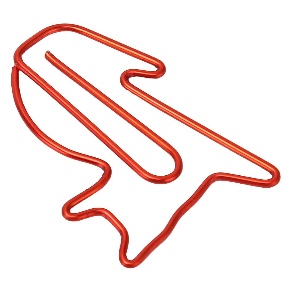 100PCS Paper Clips Cute Appearance Slip Resistant Rust Proof Plating Process Colorfast Portable