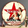 1 Piece Retro Tin Sign Metal Wall Art Decor for Office Living Room Courtyard 20x20 cm