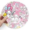 50PCS Cute My Melody Cartoon Stickers for Water Bottles, Notebooks & Luggage