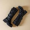 Lady's Riding Boots  New Autumn High Heel Boots For Women Fashiona Internal Height Increasing Princess Slim Boots For Women