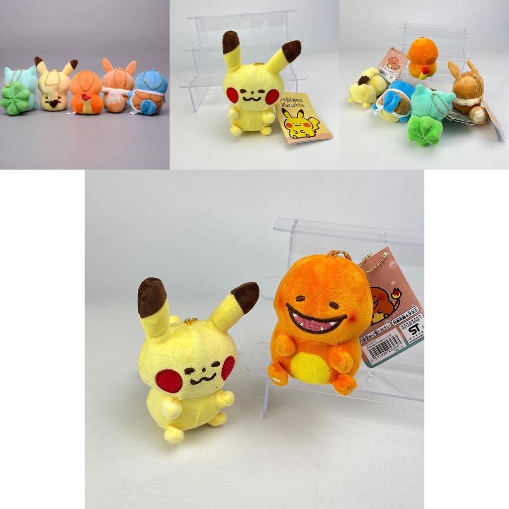 Brelocuri adorabile de pluș Pokemon cu Pikachu, Squirtle, Charmander, Bulbasaur și Eevee. Perfecte pentru colecționari!